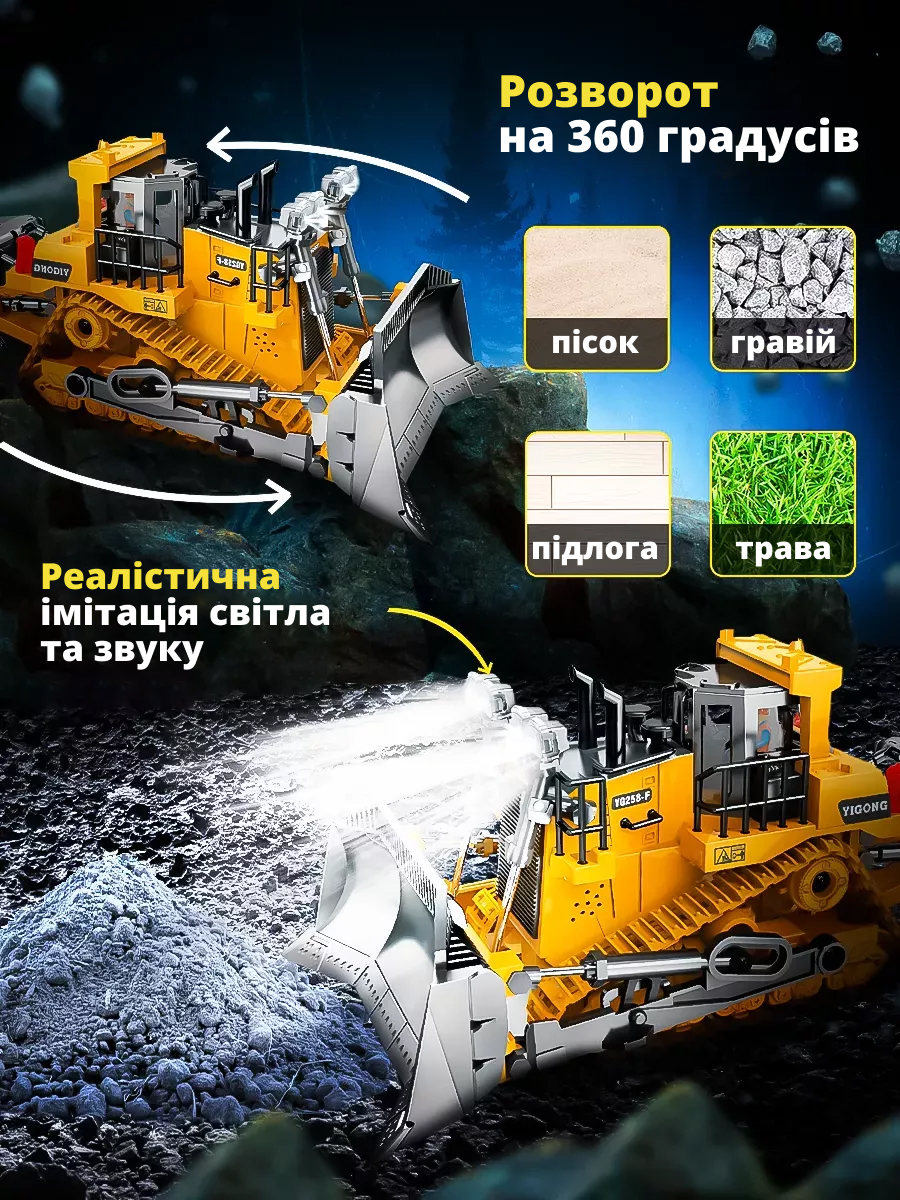 Бульдозер на радіокеруванні